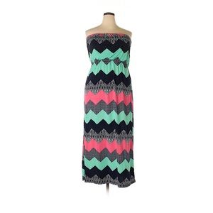 Strapless maxi style dress, sz XL,
